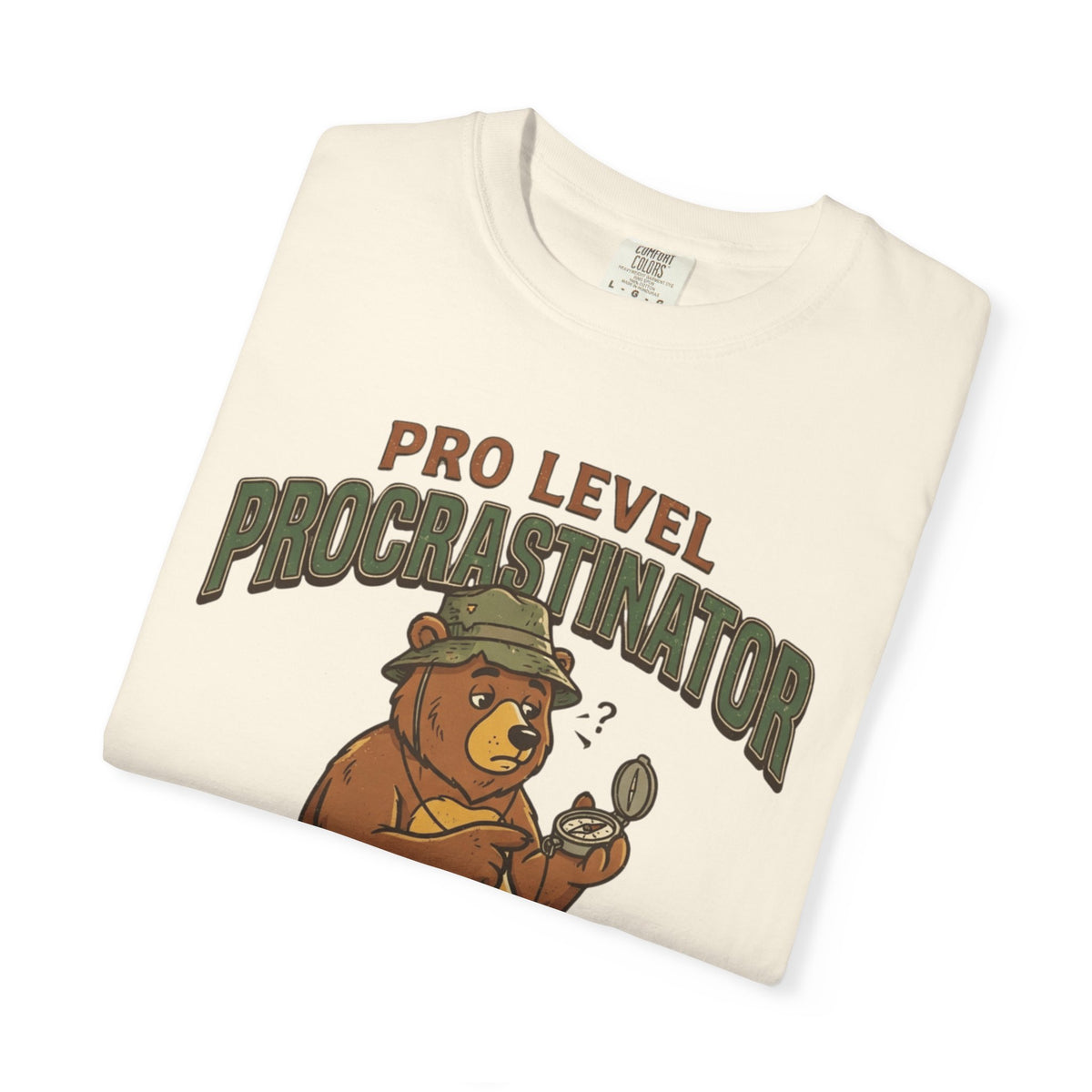 "Pro Level Procrastinator" Unisex Garment-Dyed Tee