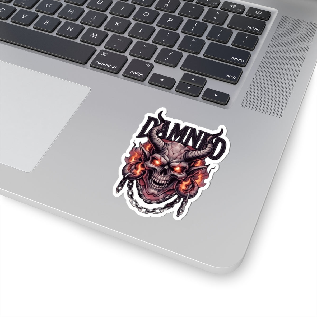"Damned" Sticker — Main