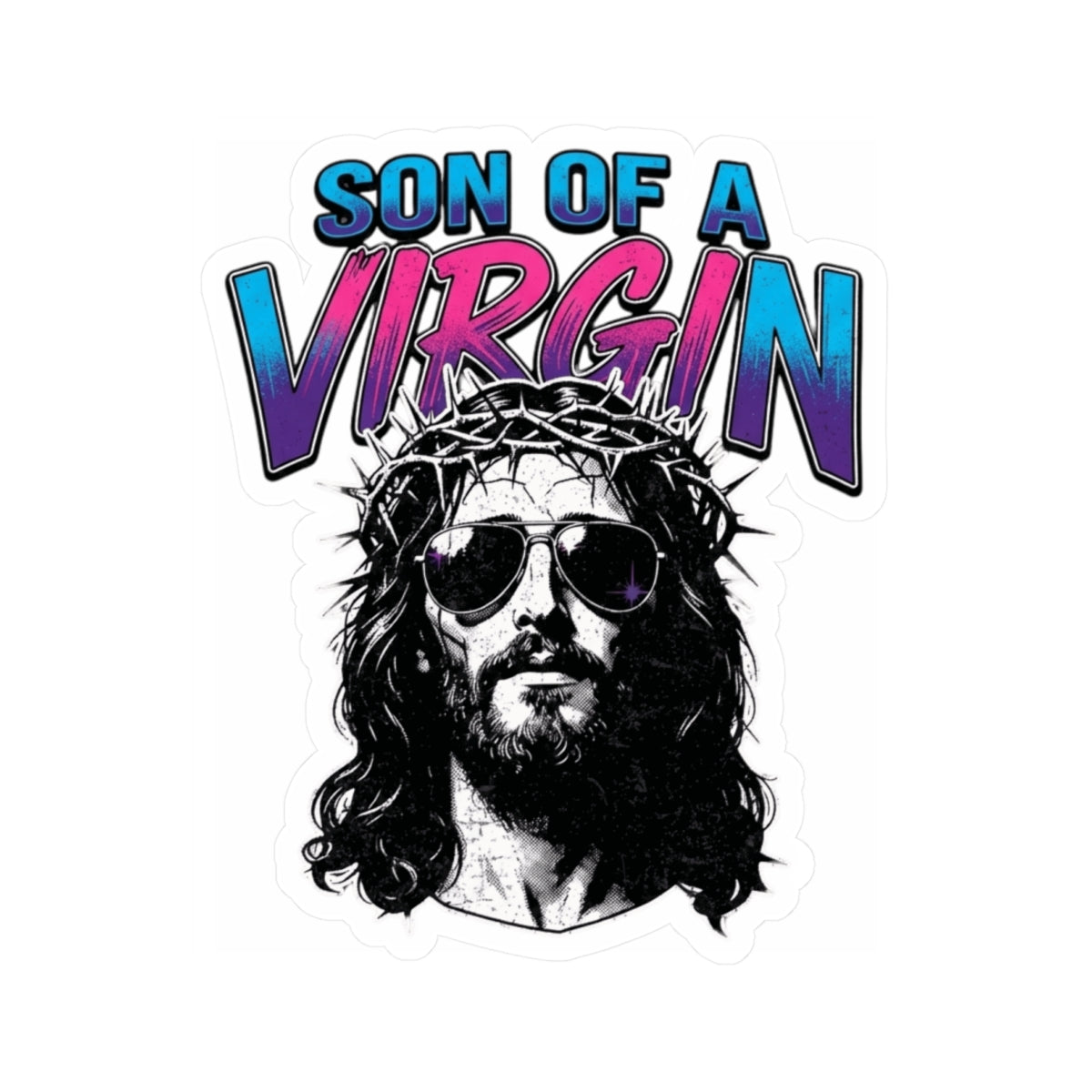 "Good Book Series - Son of A Virgin" Sticker — Main