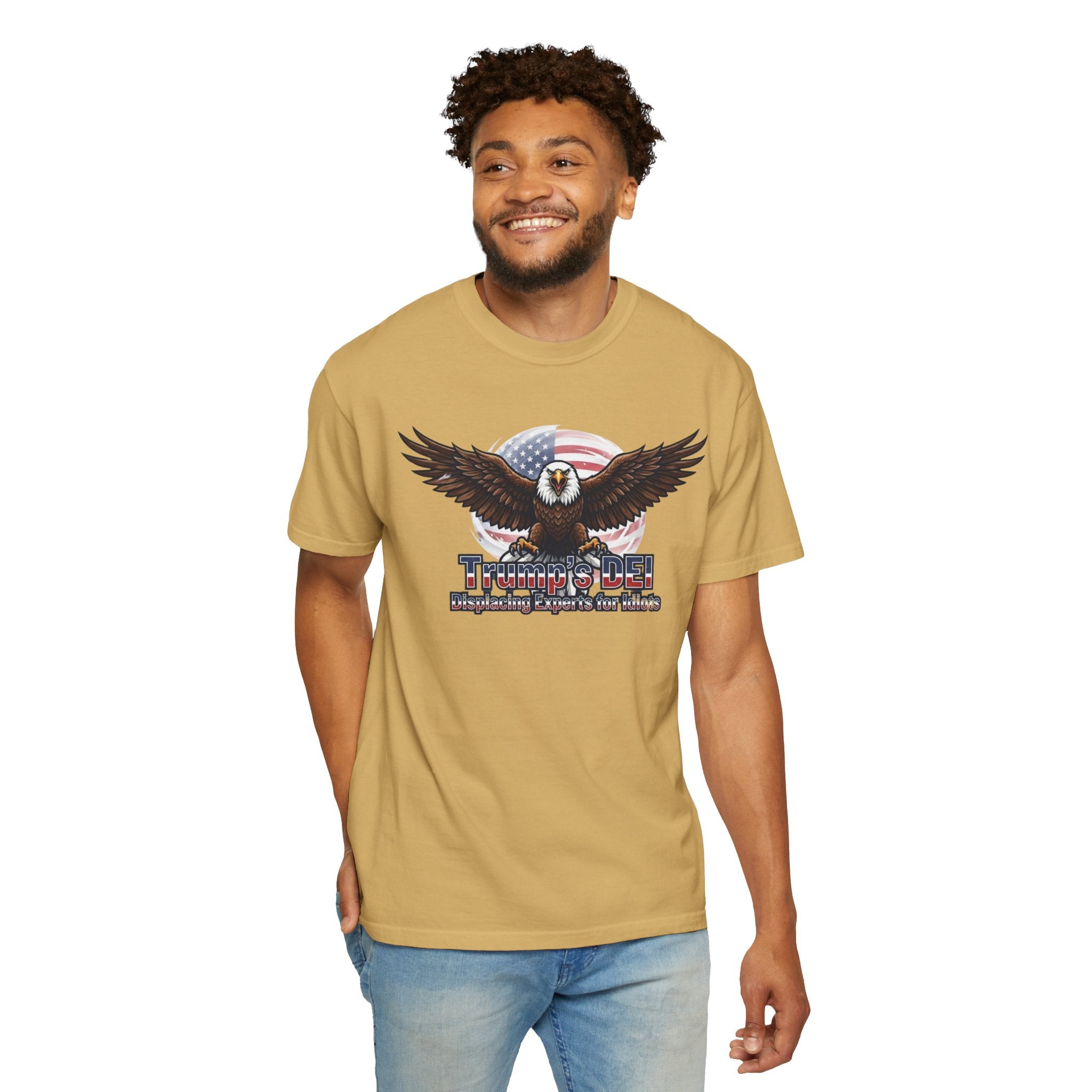 "Trumps DEI" Unisex Garment-Dyed Tee