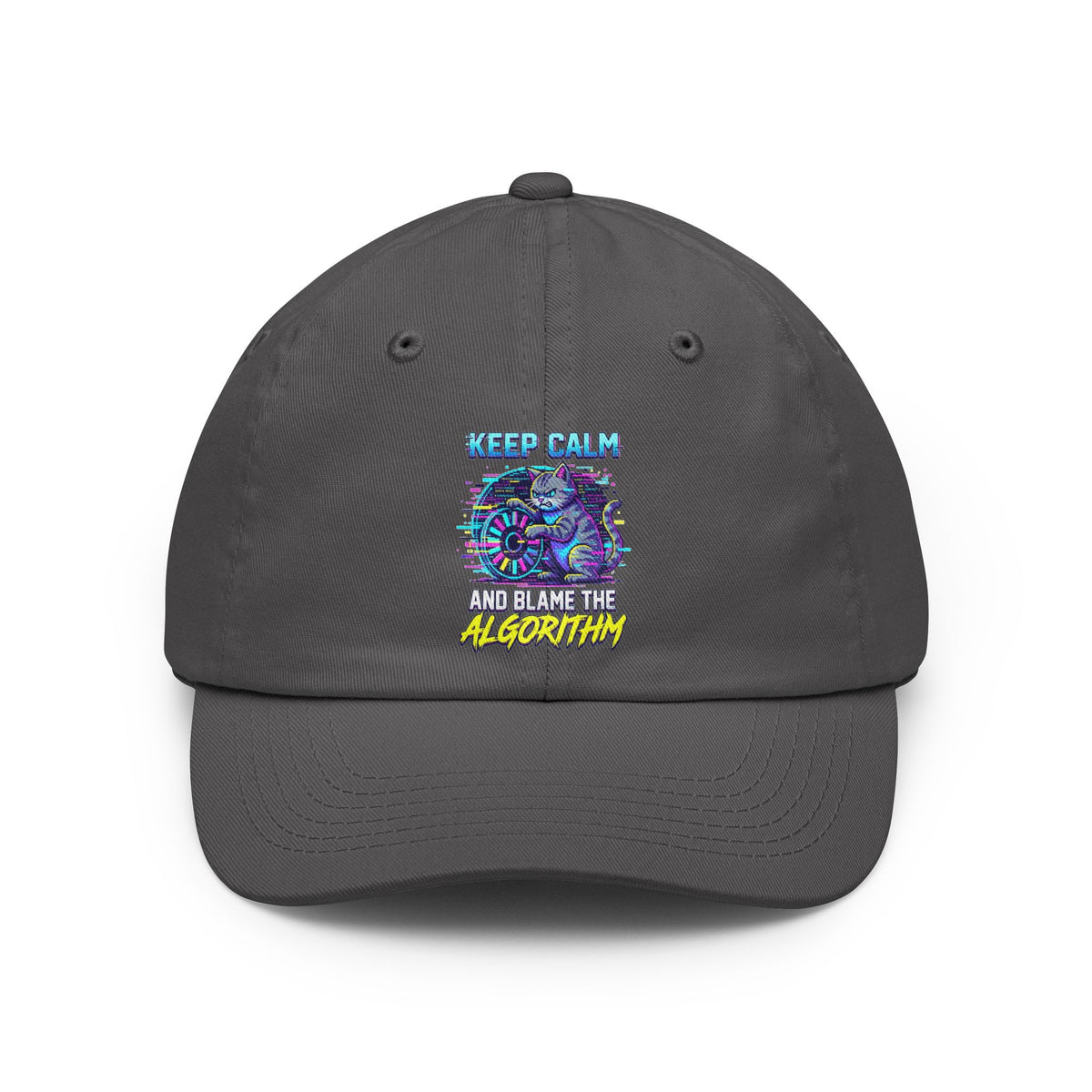 Color: Charcoal | Keep Calm And Blame The Algorithm Dad Hat