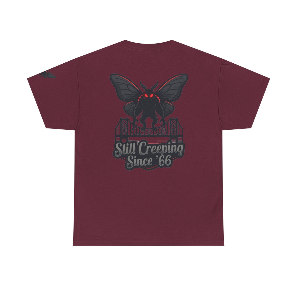 Color: Maroon | Mothman (West Virginia, USA) Premium Graphic Tee