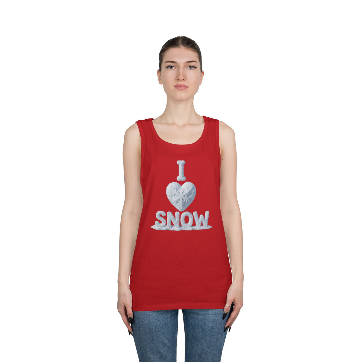 "I Love Snow" Tank Top