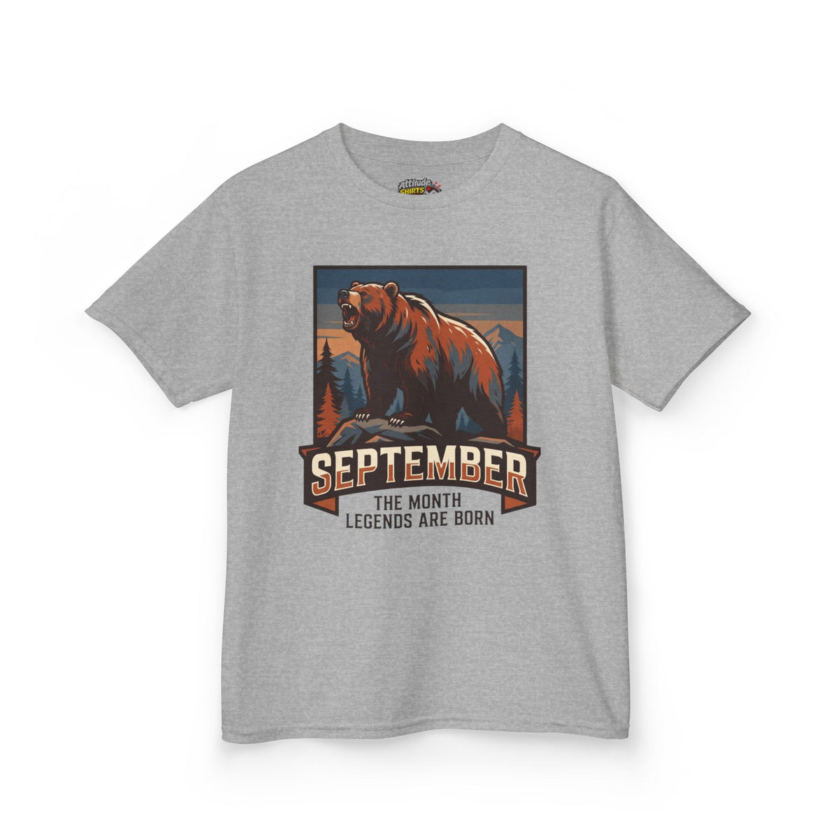 Color: Sport Grey | September Legend Kids Tee
