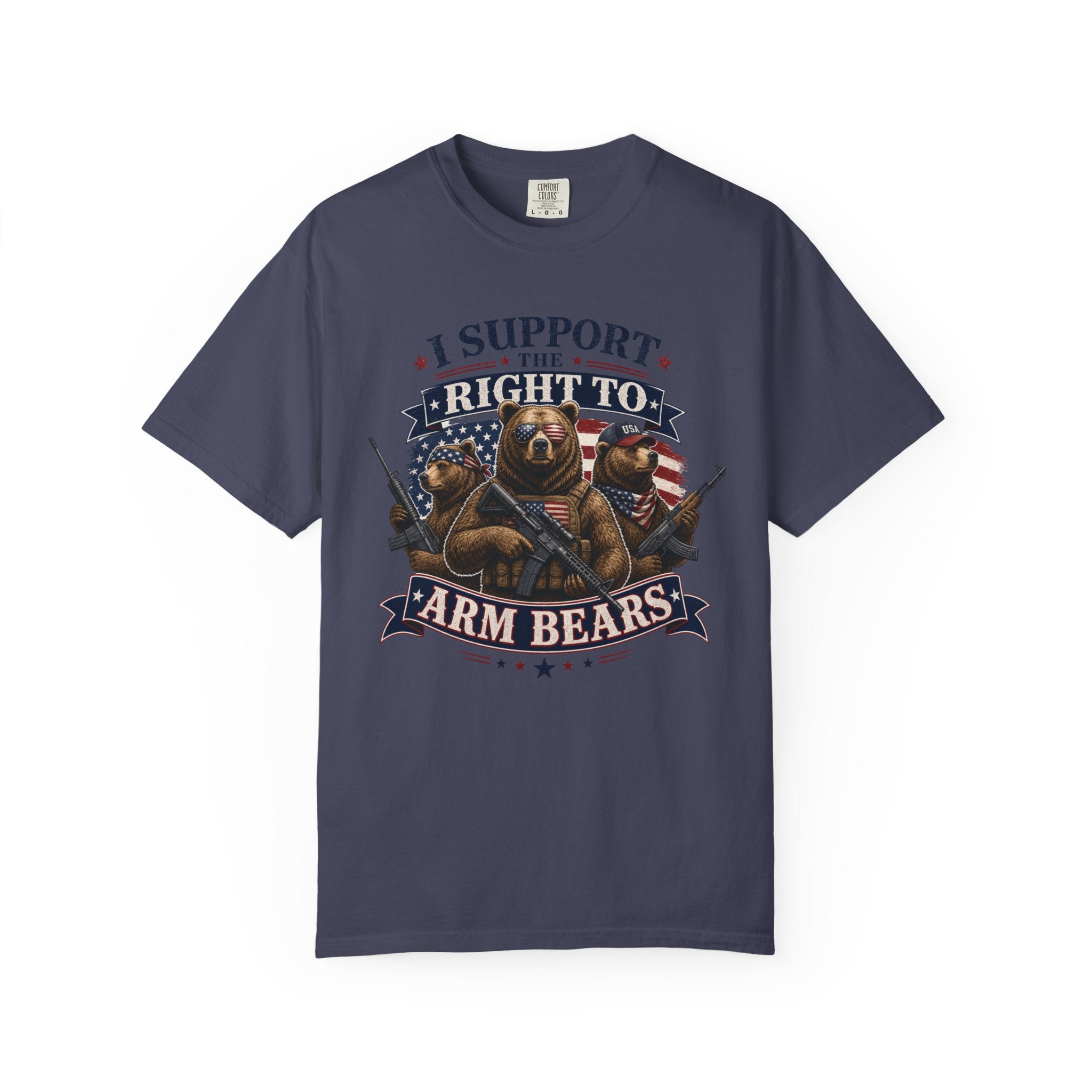 "Armed Bears" Unisex Garment-Dyed Tee
