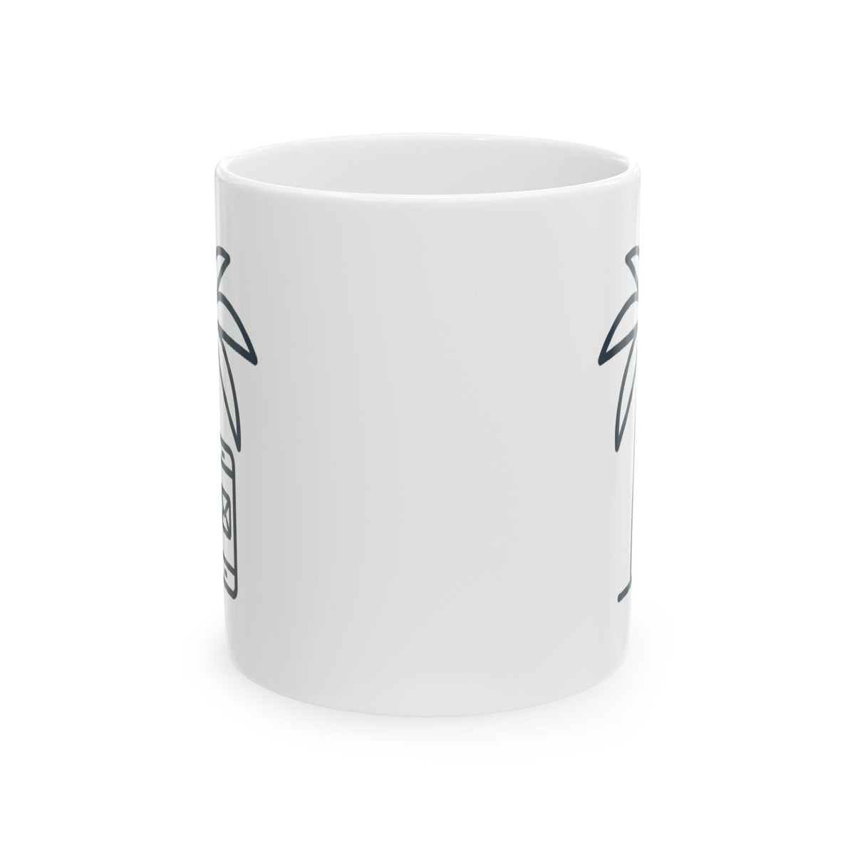 "Out of Office" White Ceramic Mug — Graphic