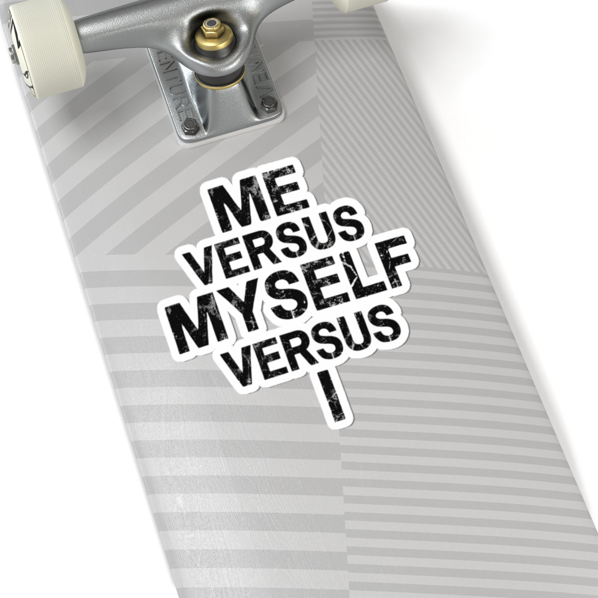 "Me vs Myself vs I" Sticker — Main