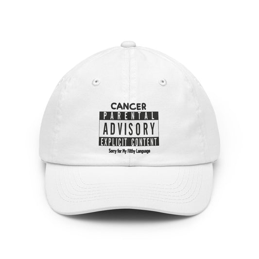 Color: White | Sorry For My Filthy Language Dad Hat