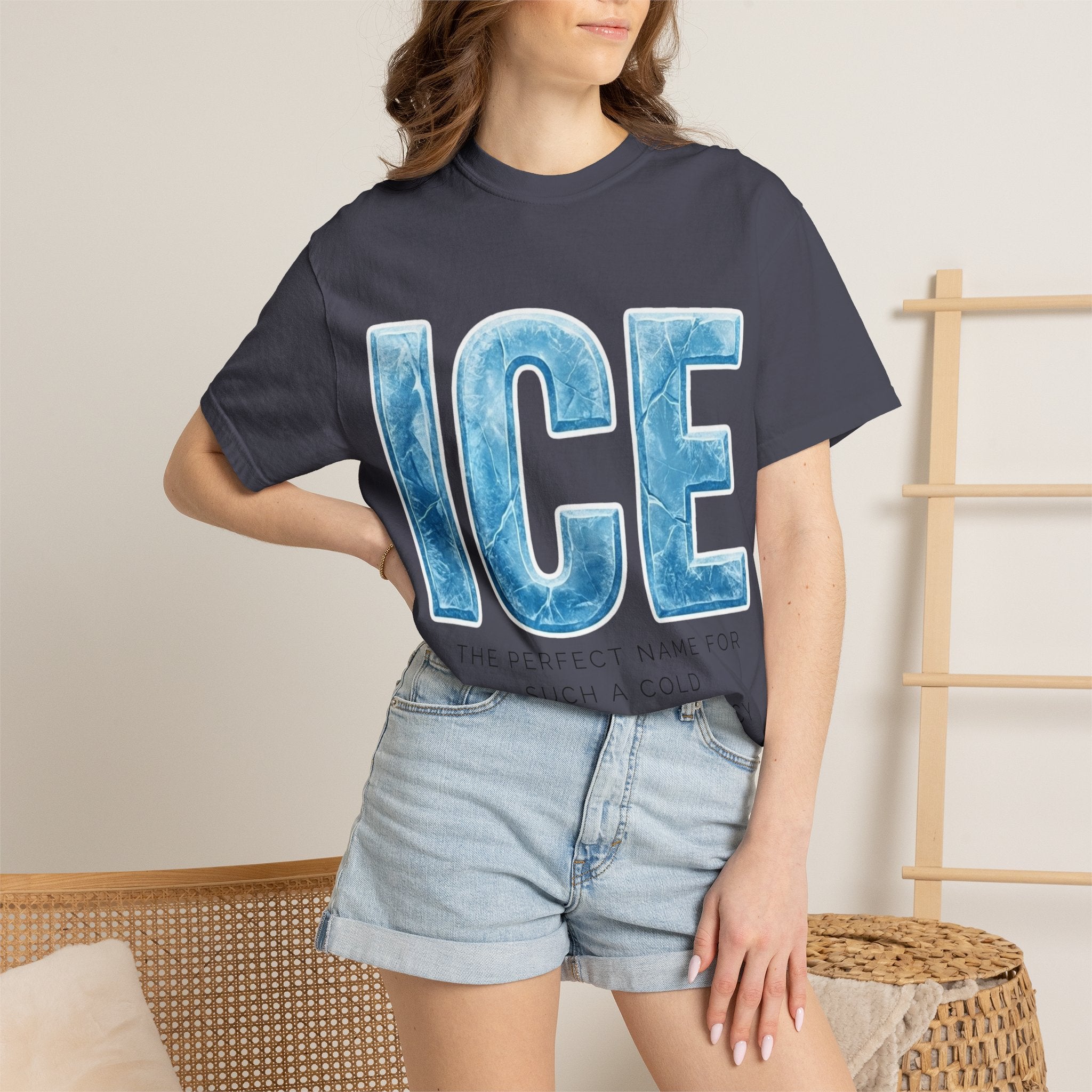 "ICE Cold Government" Unisex Garment-Dyed T-shirt