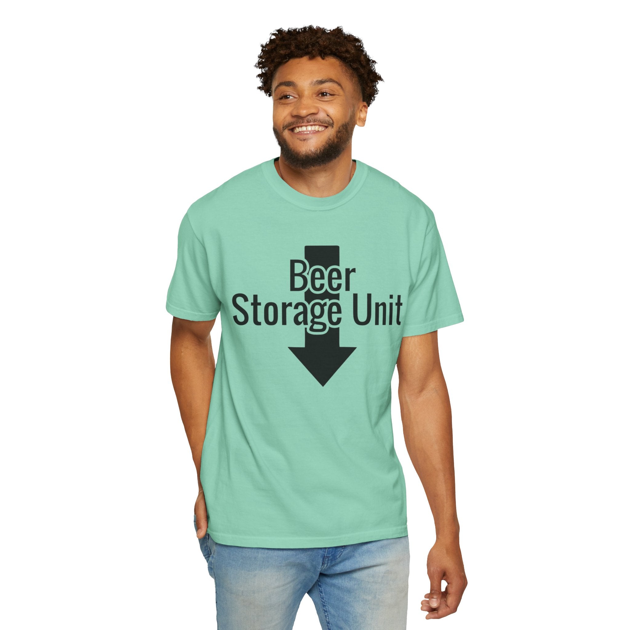 "Beer Storage Unit" Unisex Garment-Dyed T-shirt