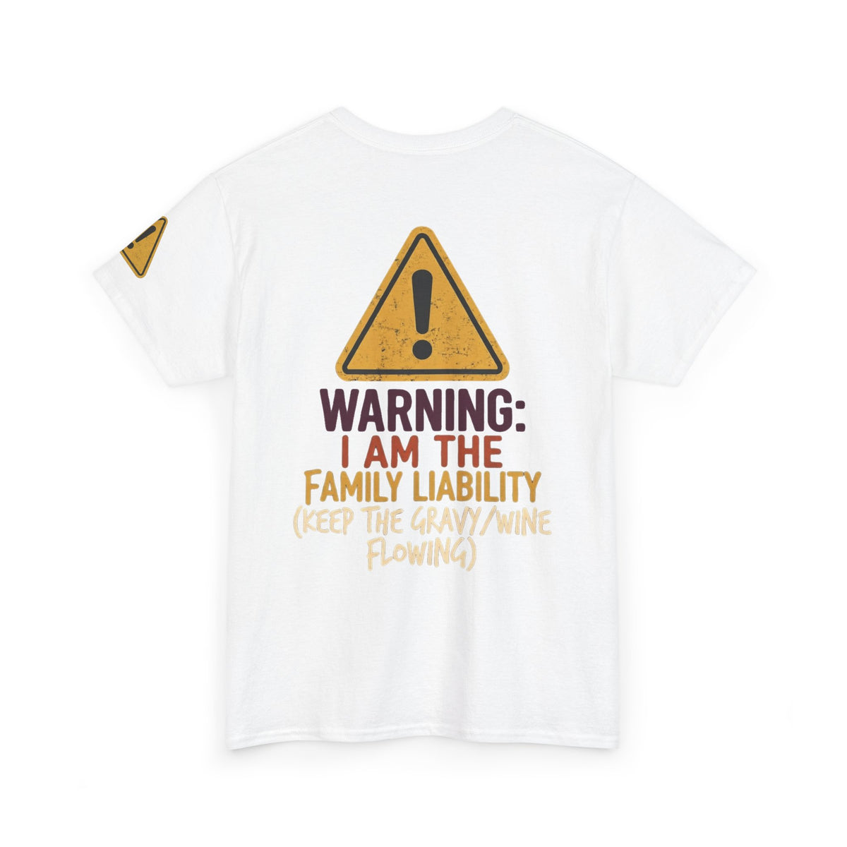 Warning I am The Family Liability Premium Graphic Tee