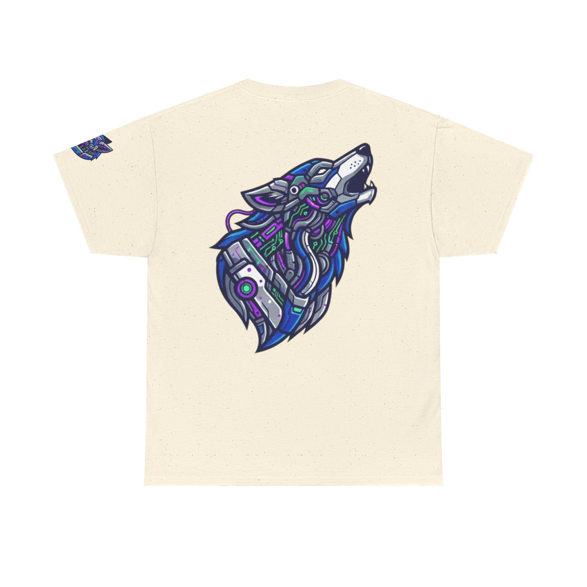 Color: Natural | Cyber Wolf Premium Graphic Tee