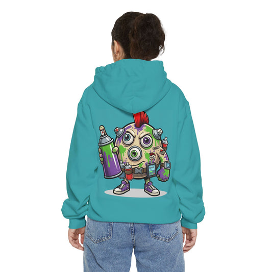 "Graffiti" Garment-Dyed Hoodie