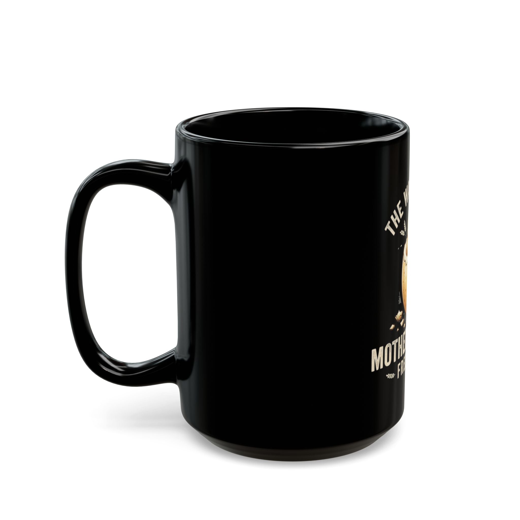 "The Wait is Over" Black Ceramic Mug