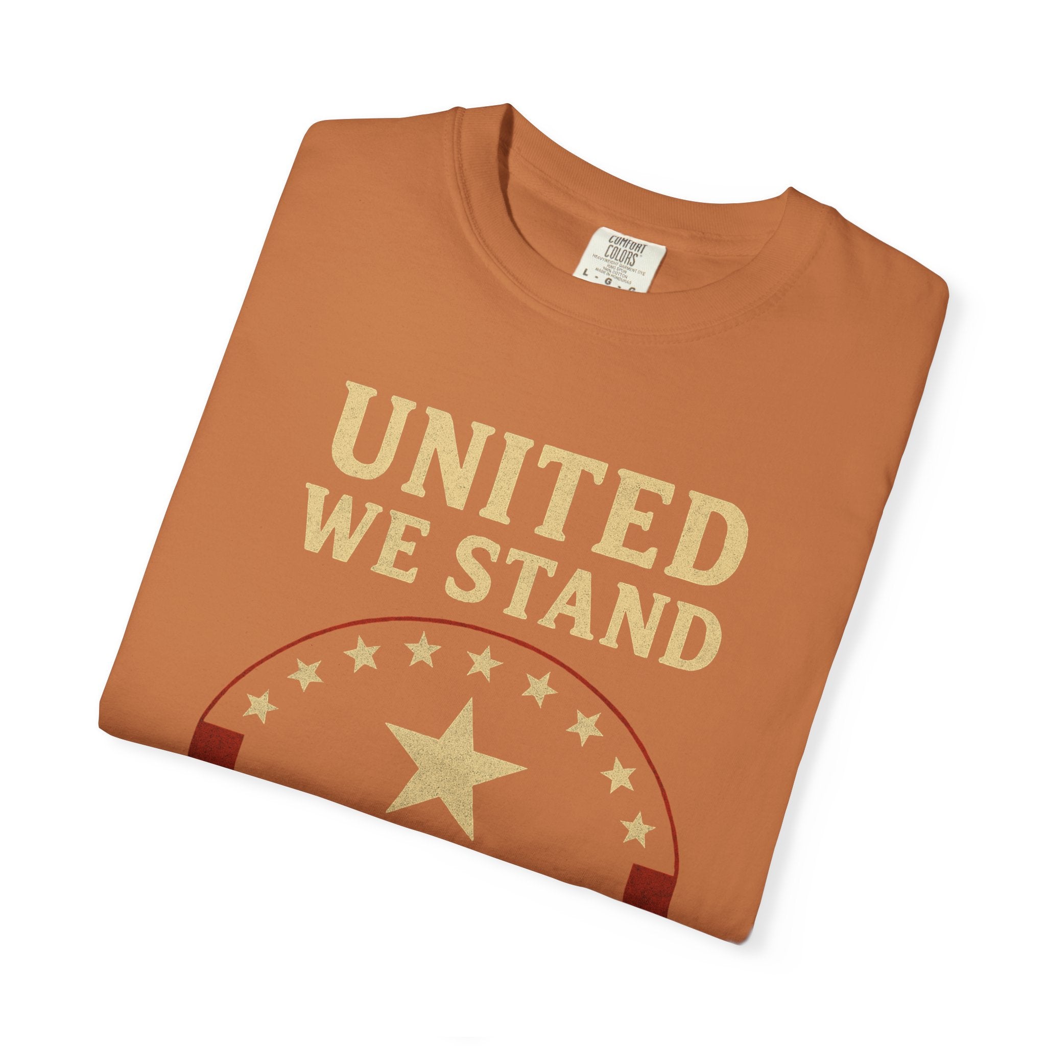 "Divided We Fall" Unisex Garment-Dyed T-shirt