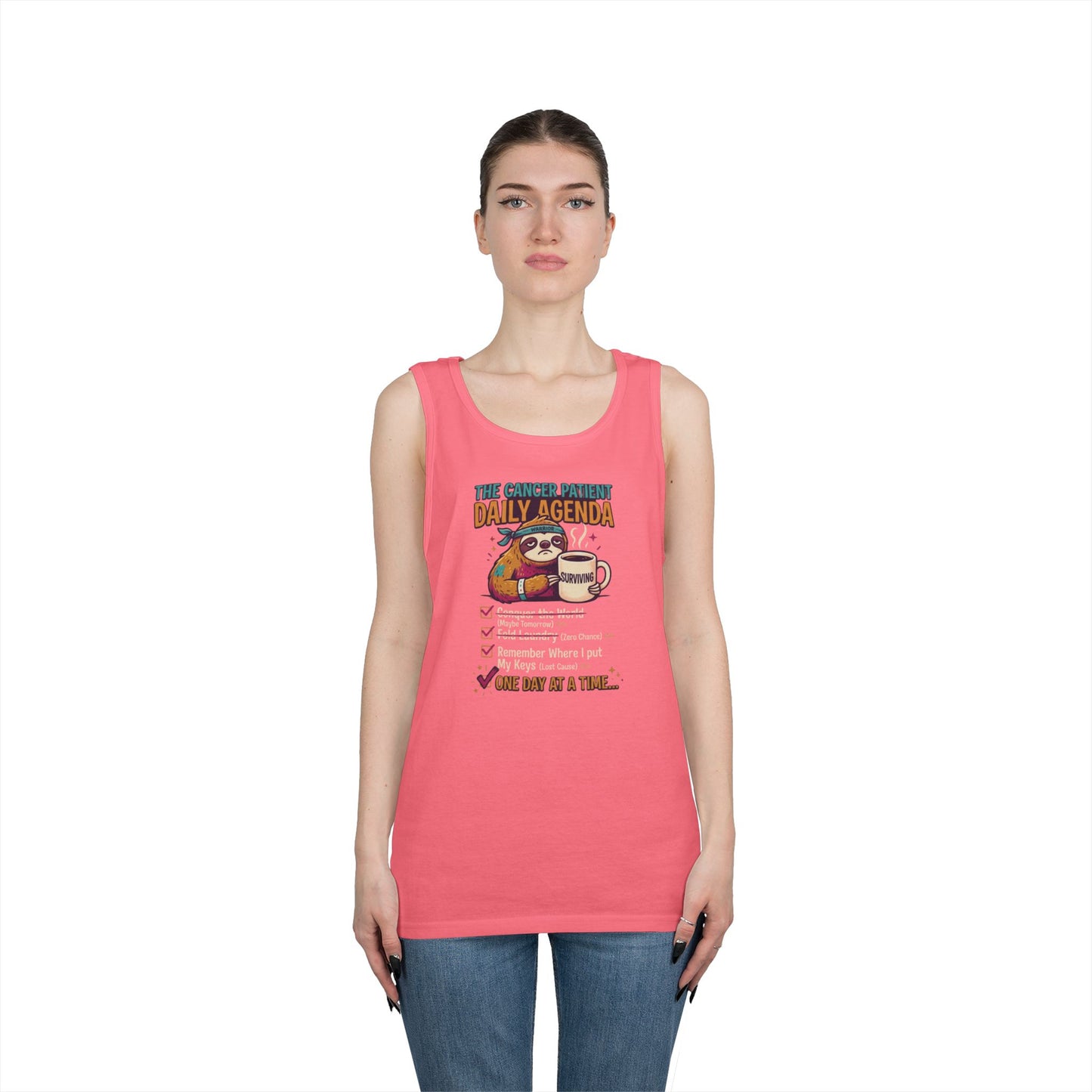 "Cancer One Day At A Time" Tank Top