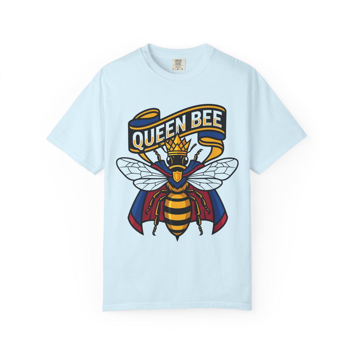 Color: Chambray | Queen Bee Unisex Garment-Dyed Tee