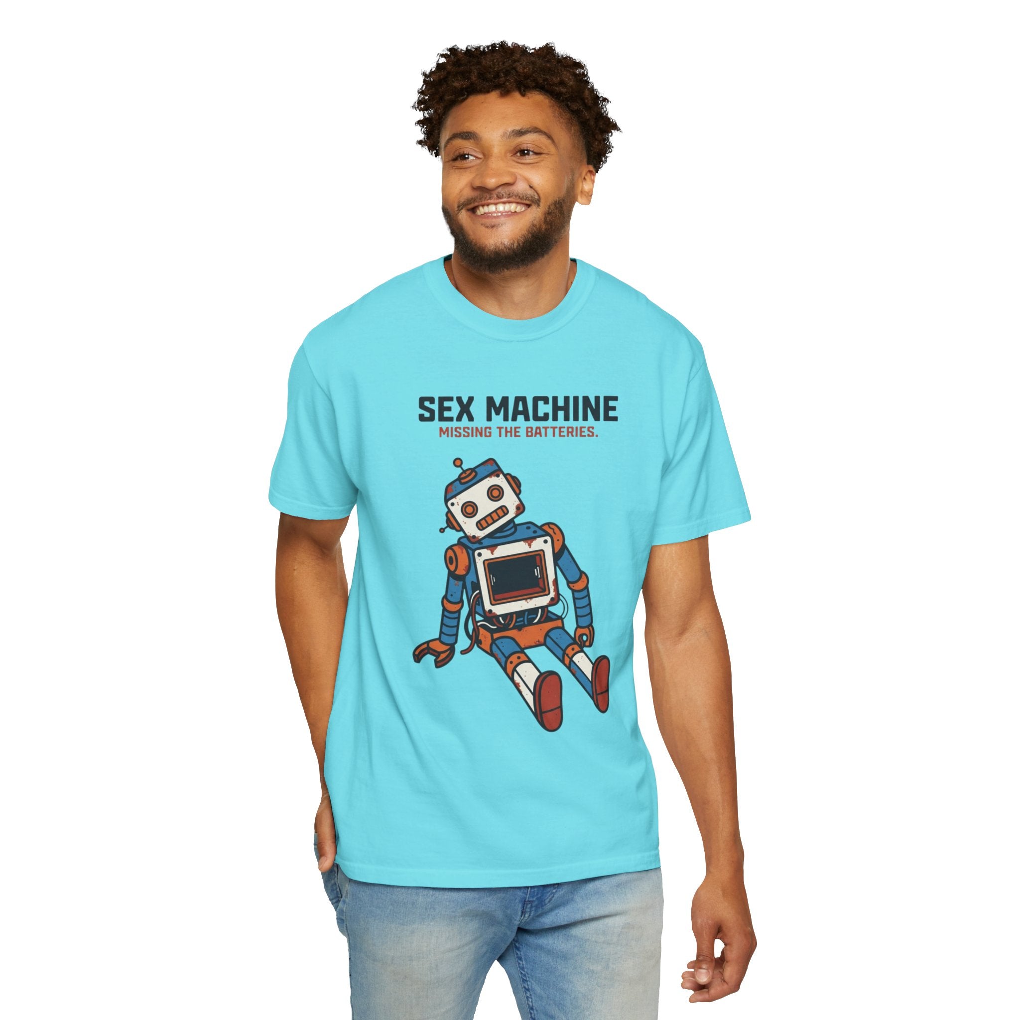 "Sex Machine" Unisex Garment-Dyed Tee
