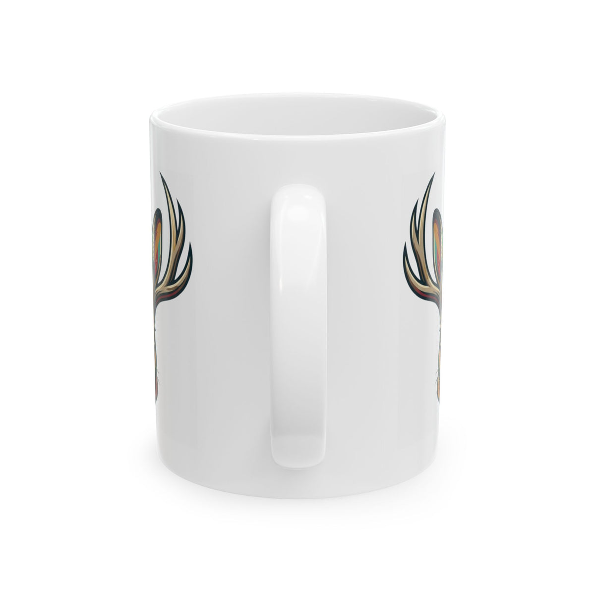 "Jackalope (American Folklore)" White Ceramic Mug — Graphic