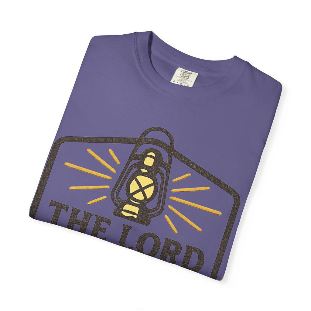 "The Lord is My Light" Unisex Garment-Dyed T-shirt