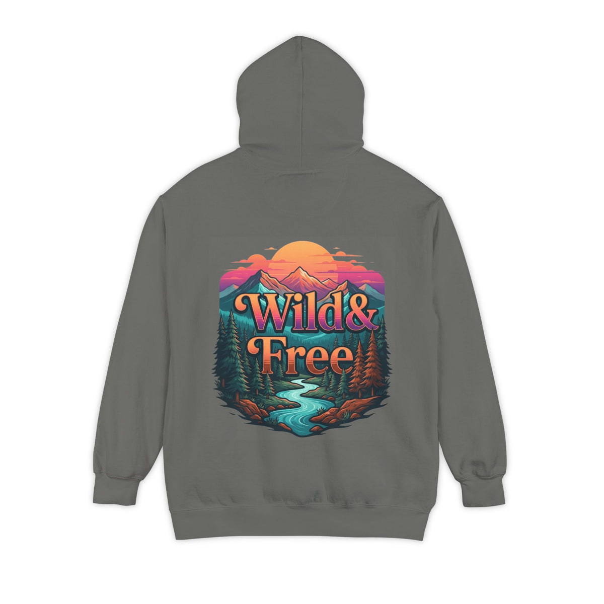 Color: Grey | Wild & Free Garment-Dyed Hoodie