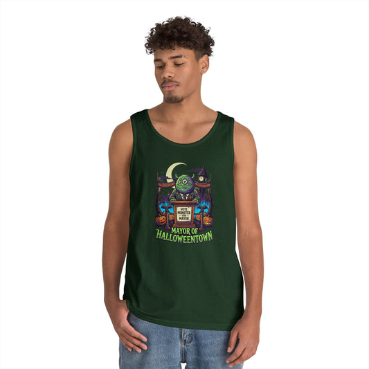 Color: Forest Green | Vote Monster For Mayor Tank Top