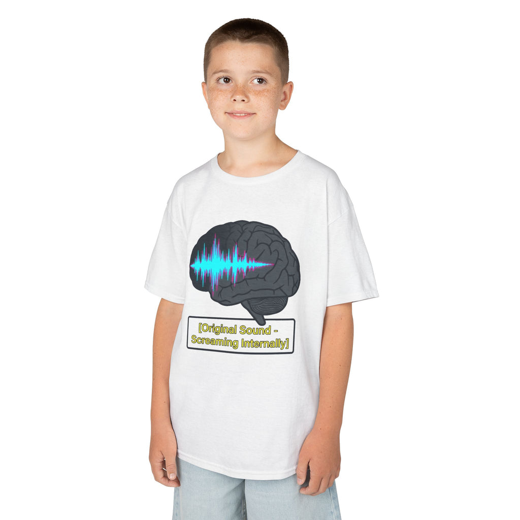 "Screaming Internally" Kids Tee