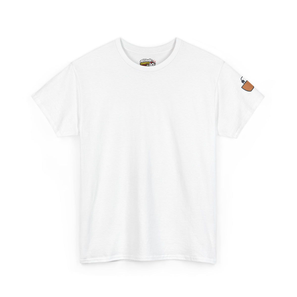 Color: White | Social Battery Premium Graphic Tee