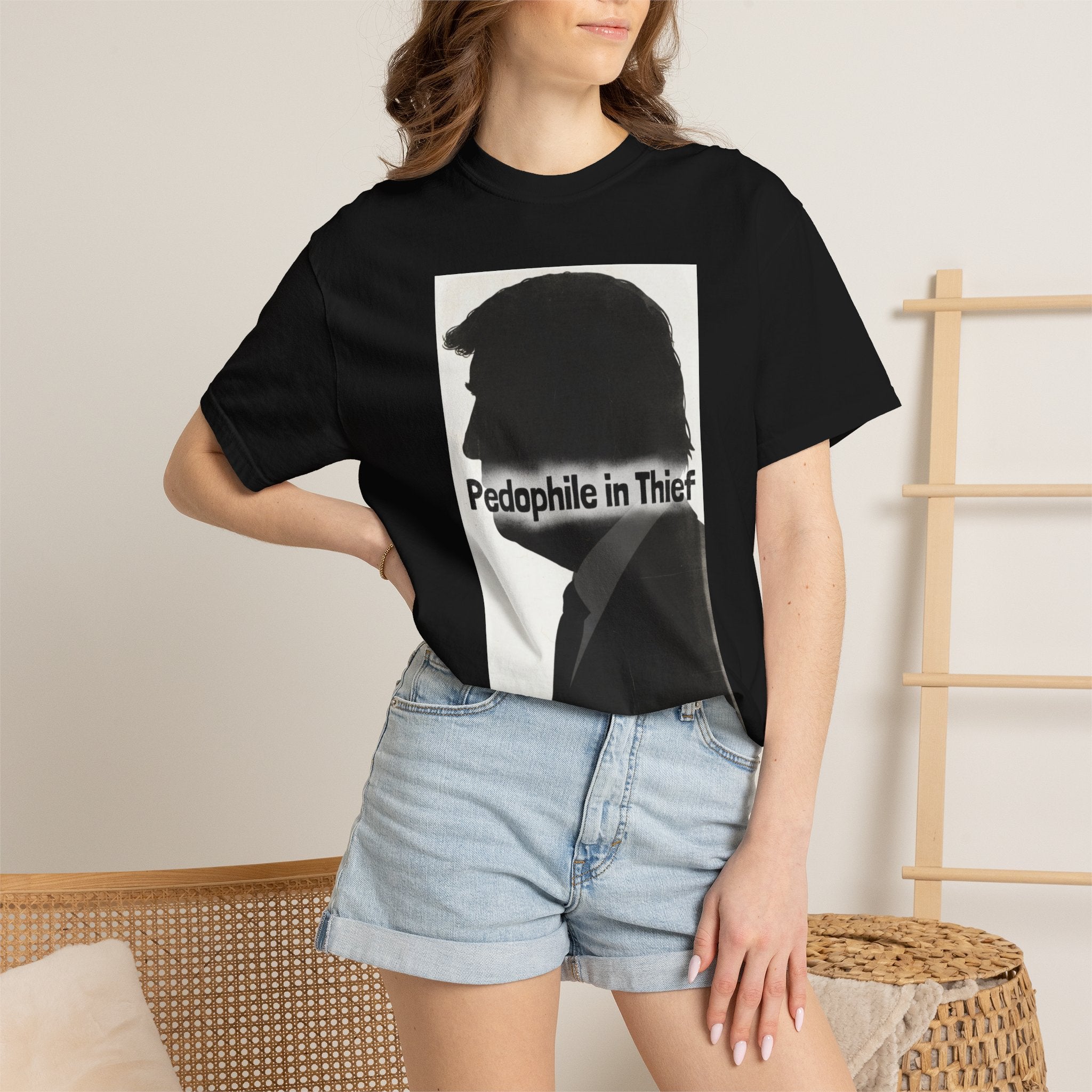 Pedo in Thief | Garment-Dyed Tee — AttitudeShirts
