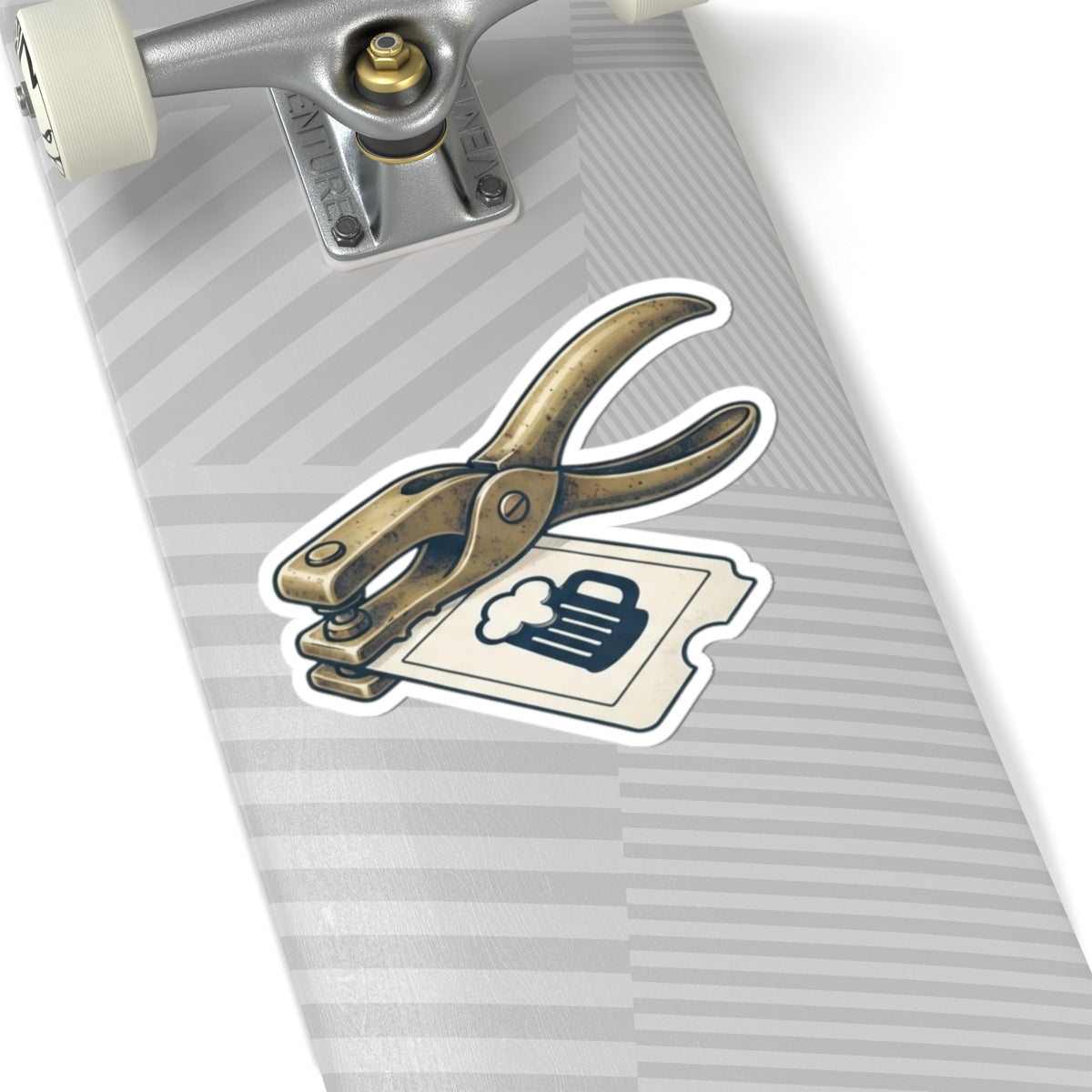 "One-Way Ticket Brewery" Sticker