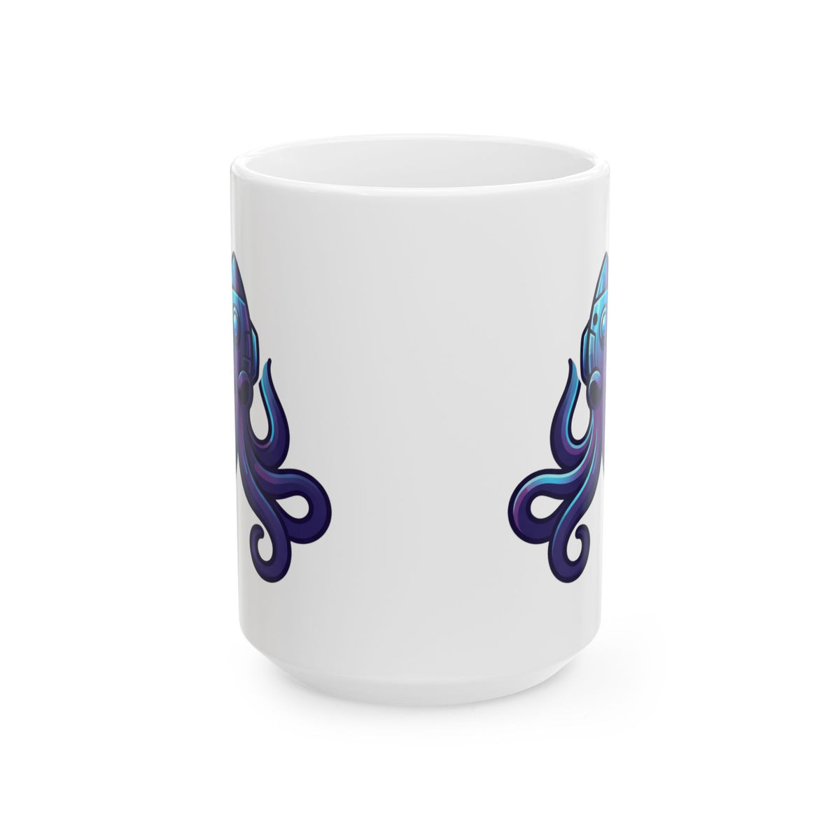 "Octo Credible" White Ceramic Mug — Graphic