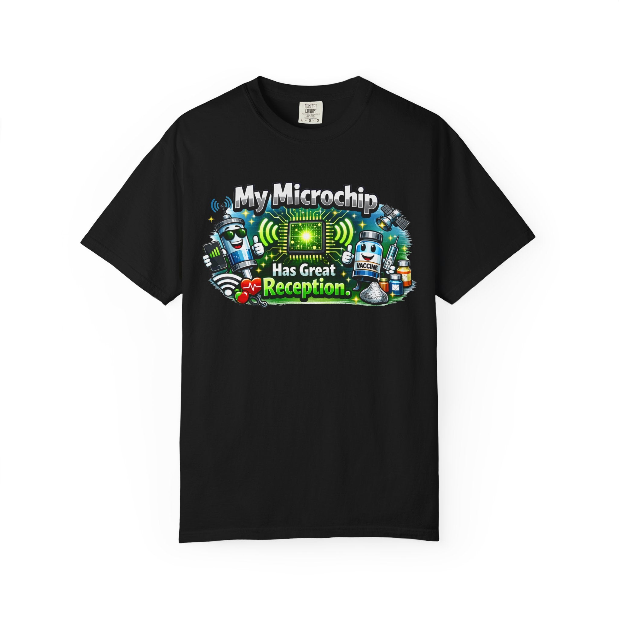 Great Reception Microchip | Garment-Dyed Tee — AttitudeShirts