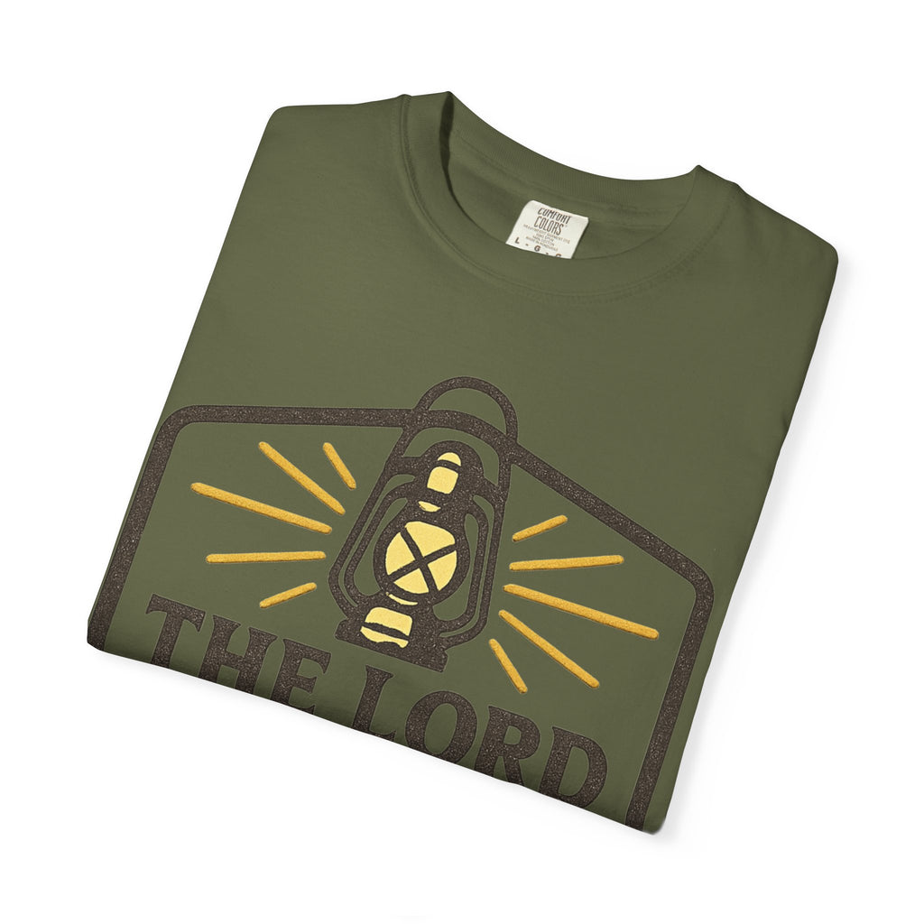 "The Lord is My Light" Unisex Garment-Dyed T-shirt