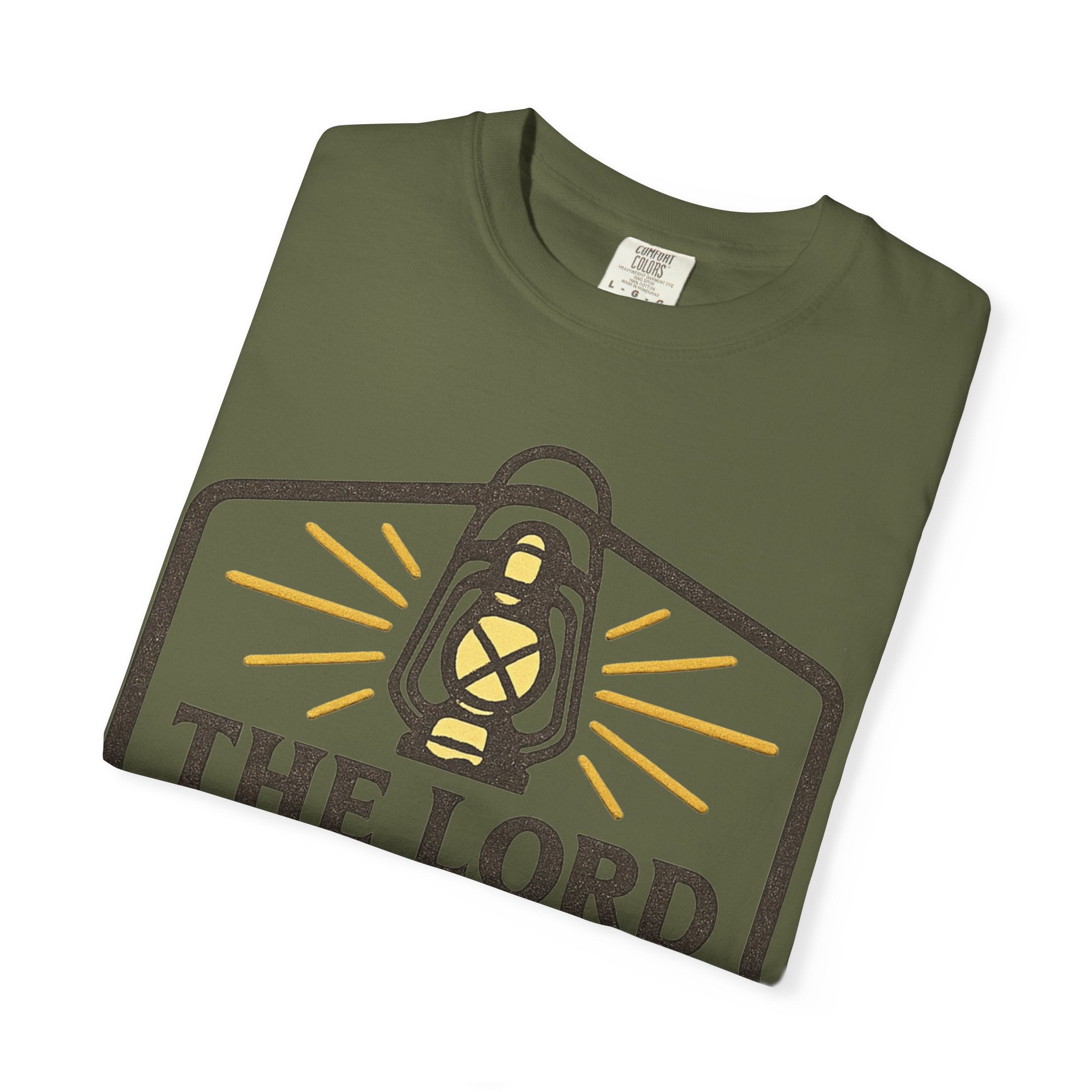 "The Lord is My Light" Unisex Garment-Dyed T-shirt
