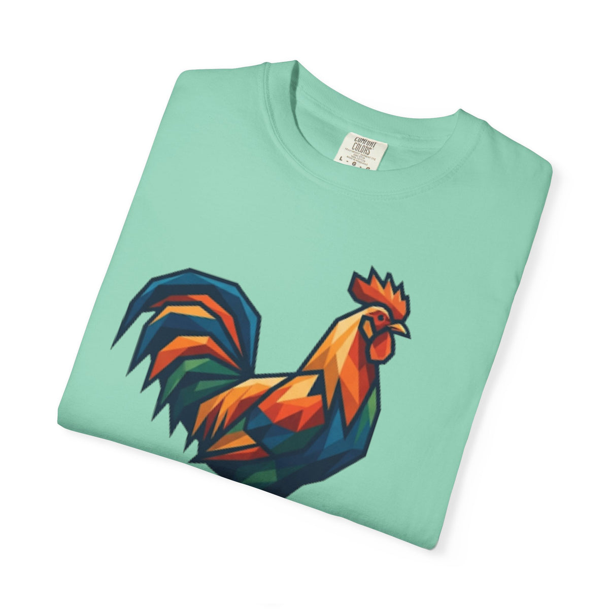 "Barnyard Rooster" Unisex Garment-Dyed Tee