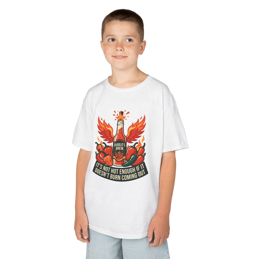 "Burns Coming Out" Kids Tee