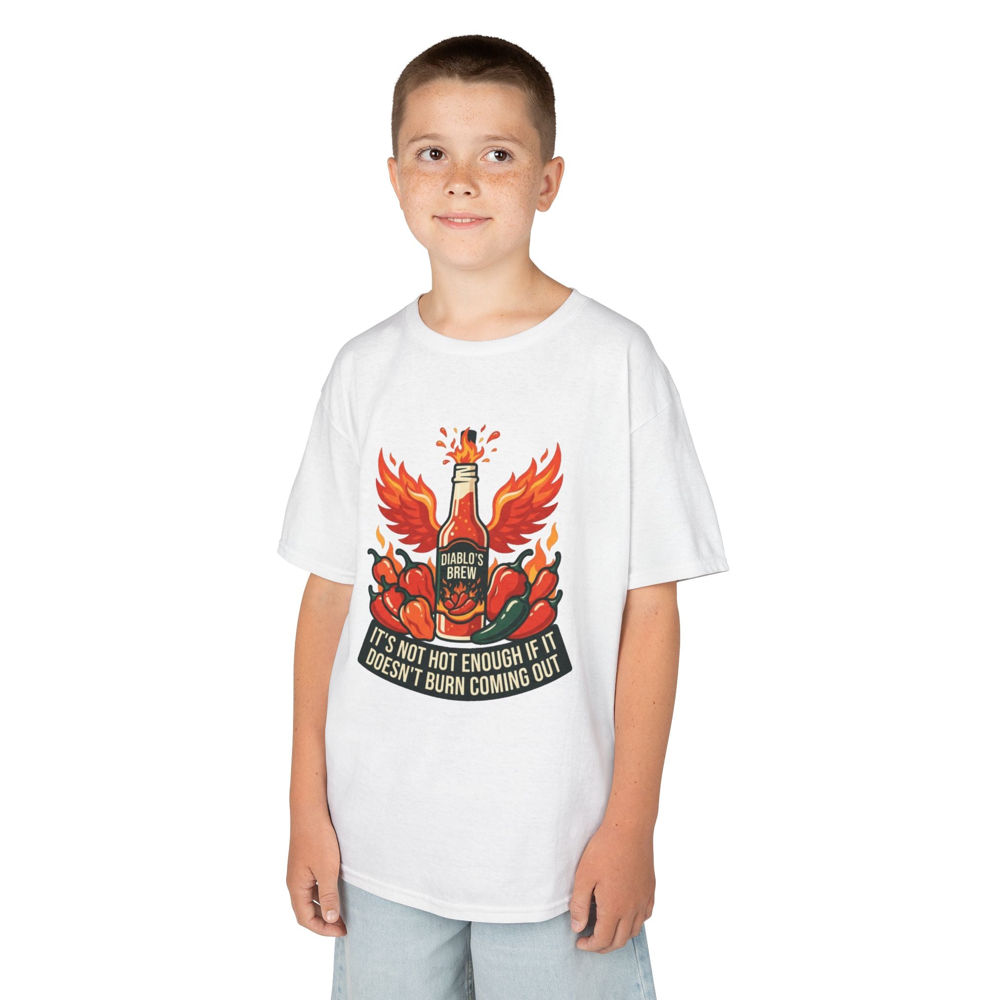 "Burns Coming Out" Kids Tee