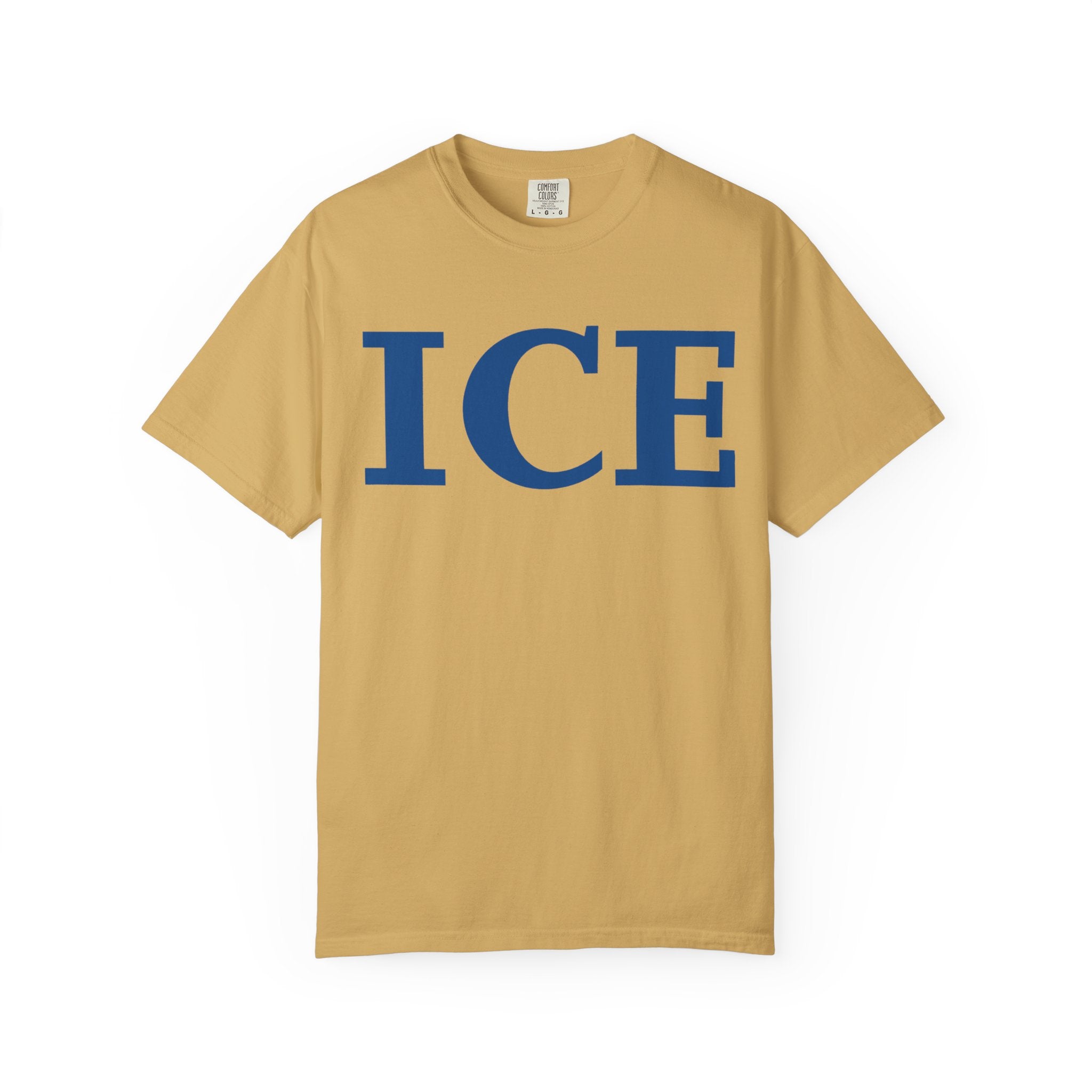 "ICE LOGO" Unisex Garment-Dyed T-shirt
