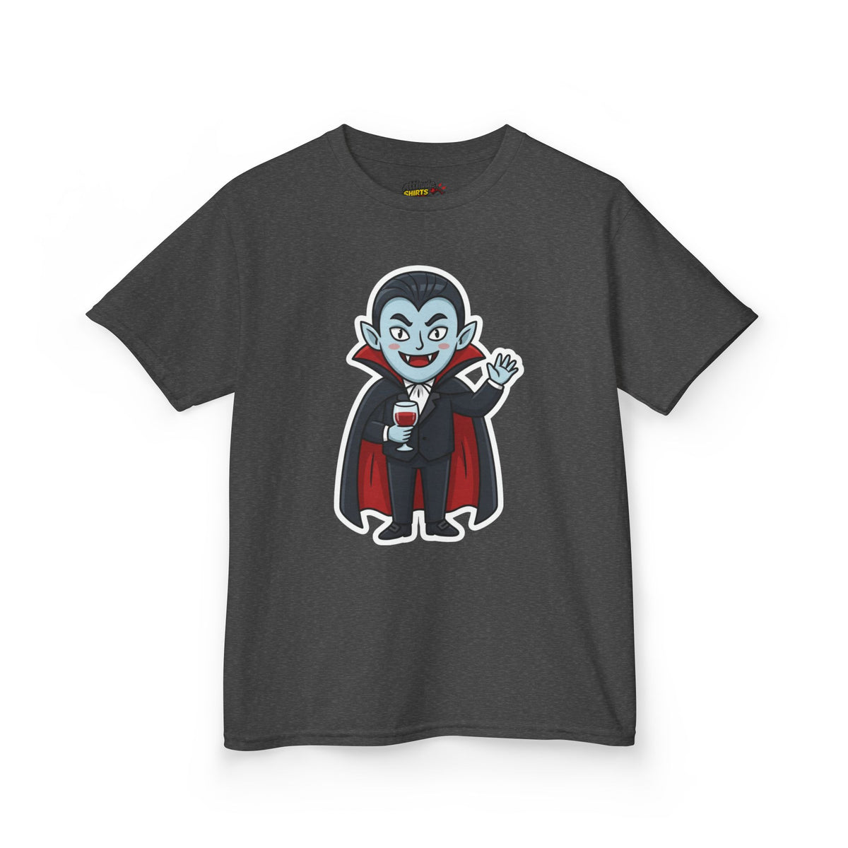Color: Dark Heather | Dracula Kids Tee