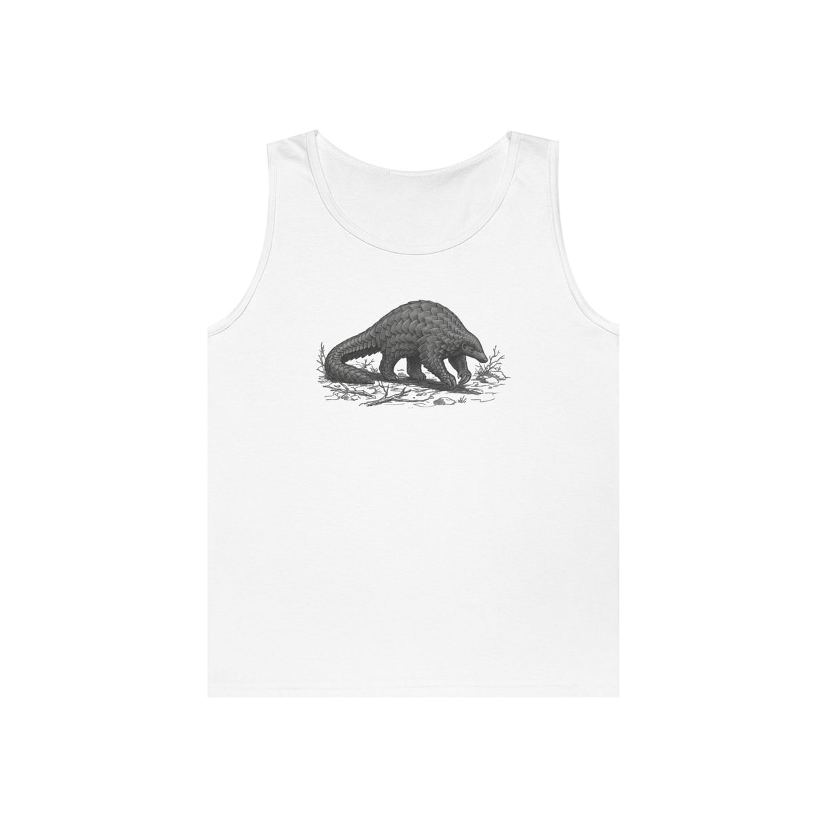 "Pencil Sketch Art Pangolin" Tank Top