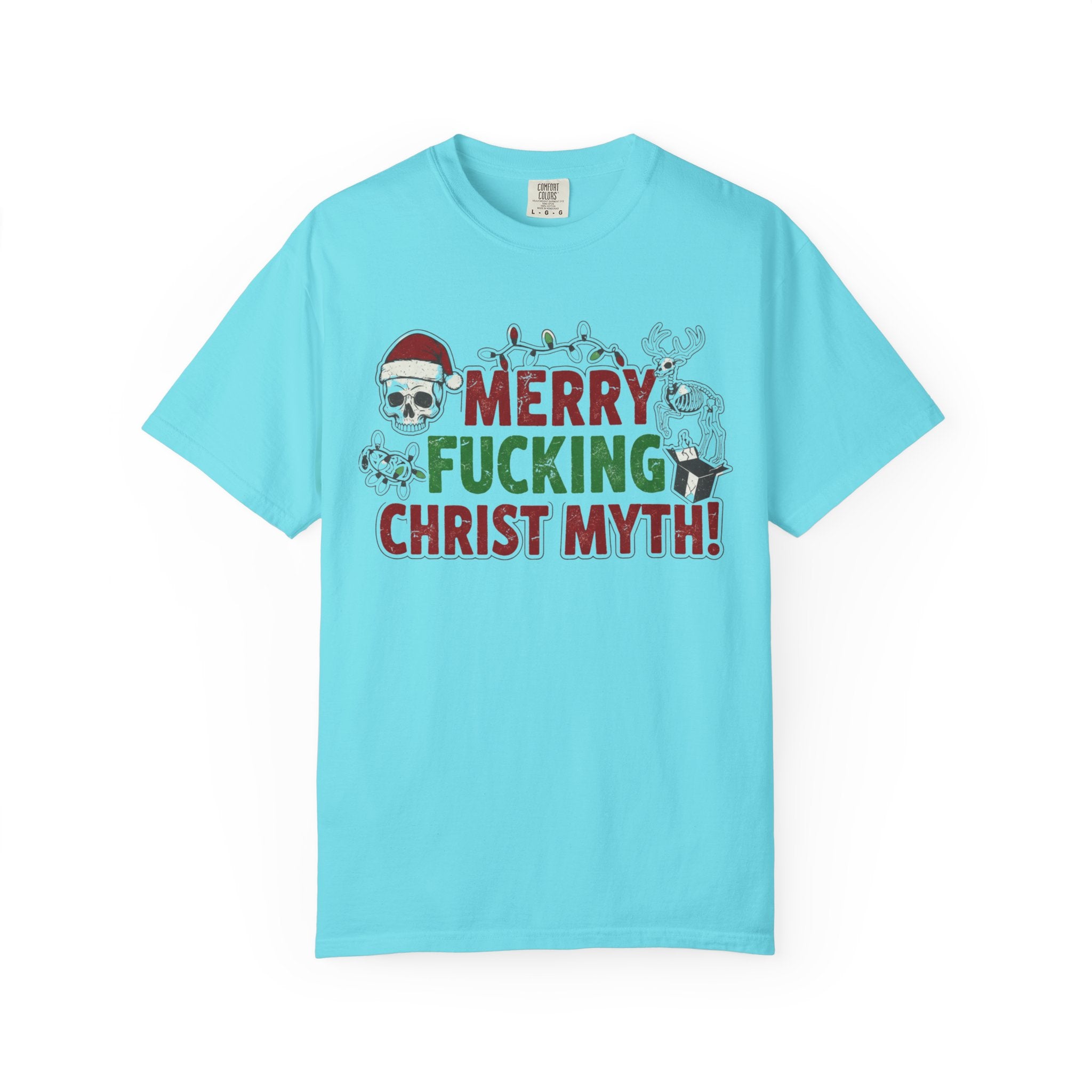 "MF Christ Myth" Unisex Garment-Dyed T-shirt