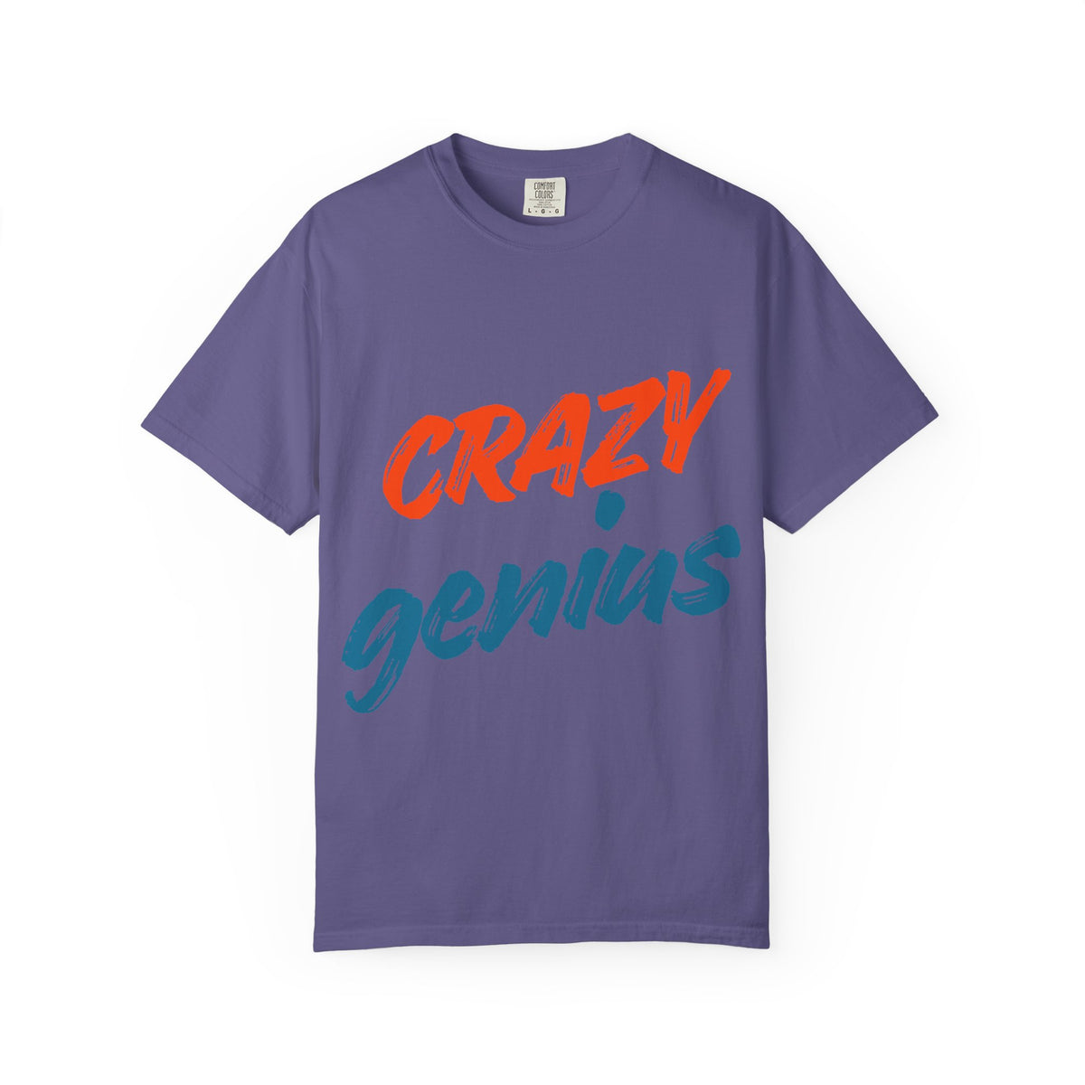 Color: Grape | Crazy Genius Unisex Garment-Dyed T-shirt