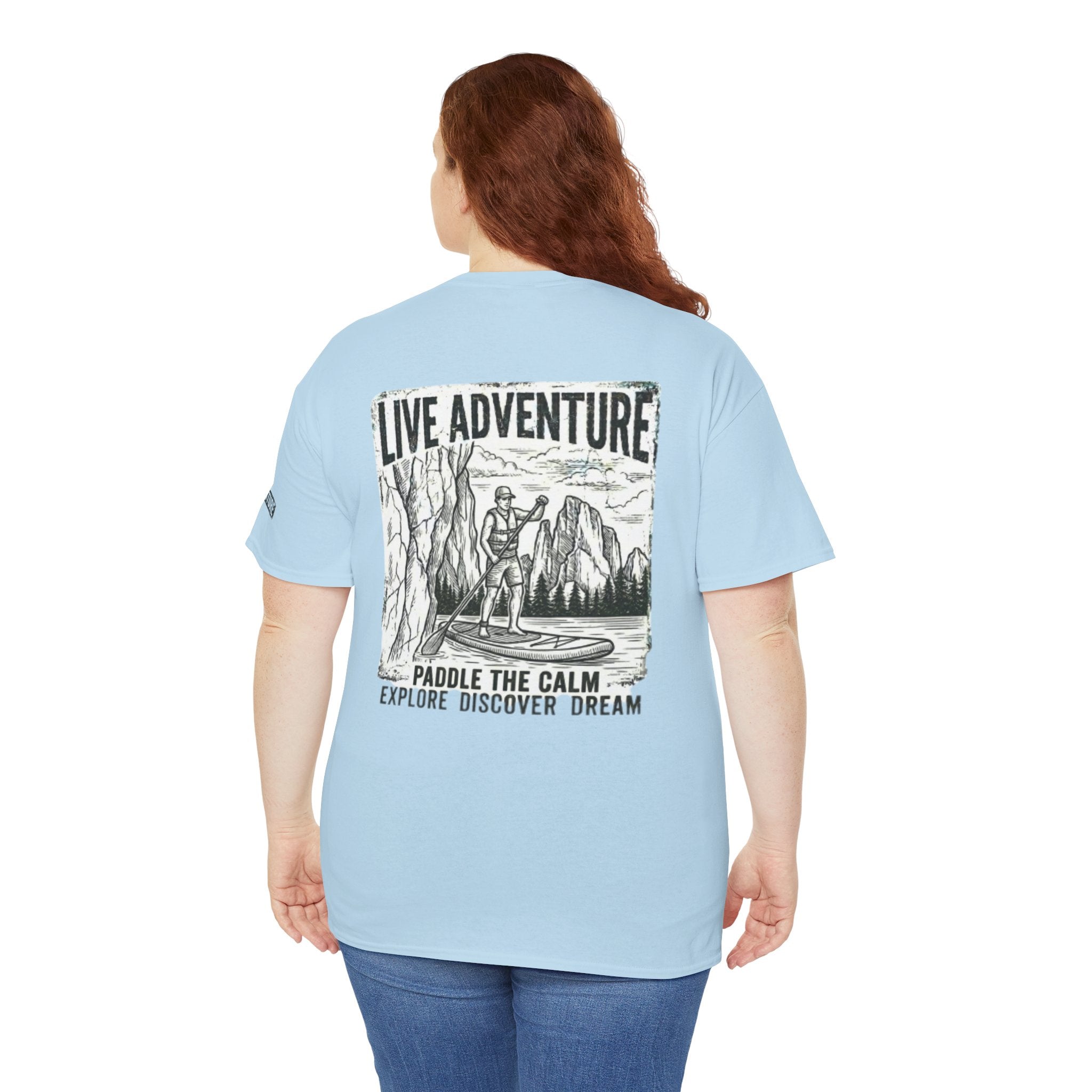 "Live Adventure - Paddle Board" Premium Graphic Tee