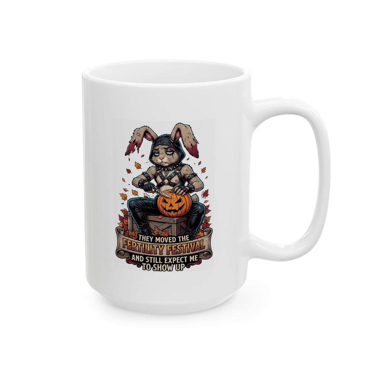 "Fertility Festival" White Ceramic Mug