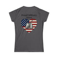 "Proud Military Mom" Women's Tee