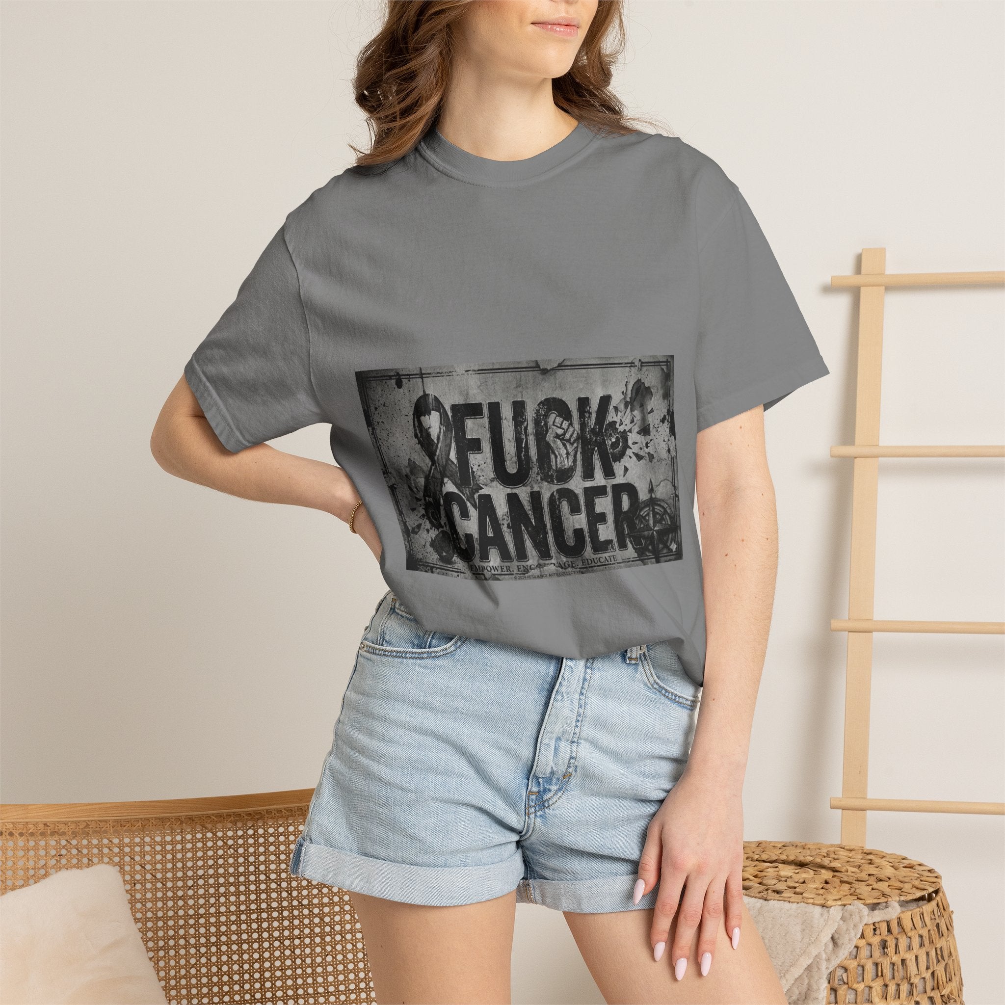 Cancer Can Fuck Right Off | Garment-Dyed Tee — AttitudeShirts