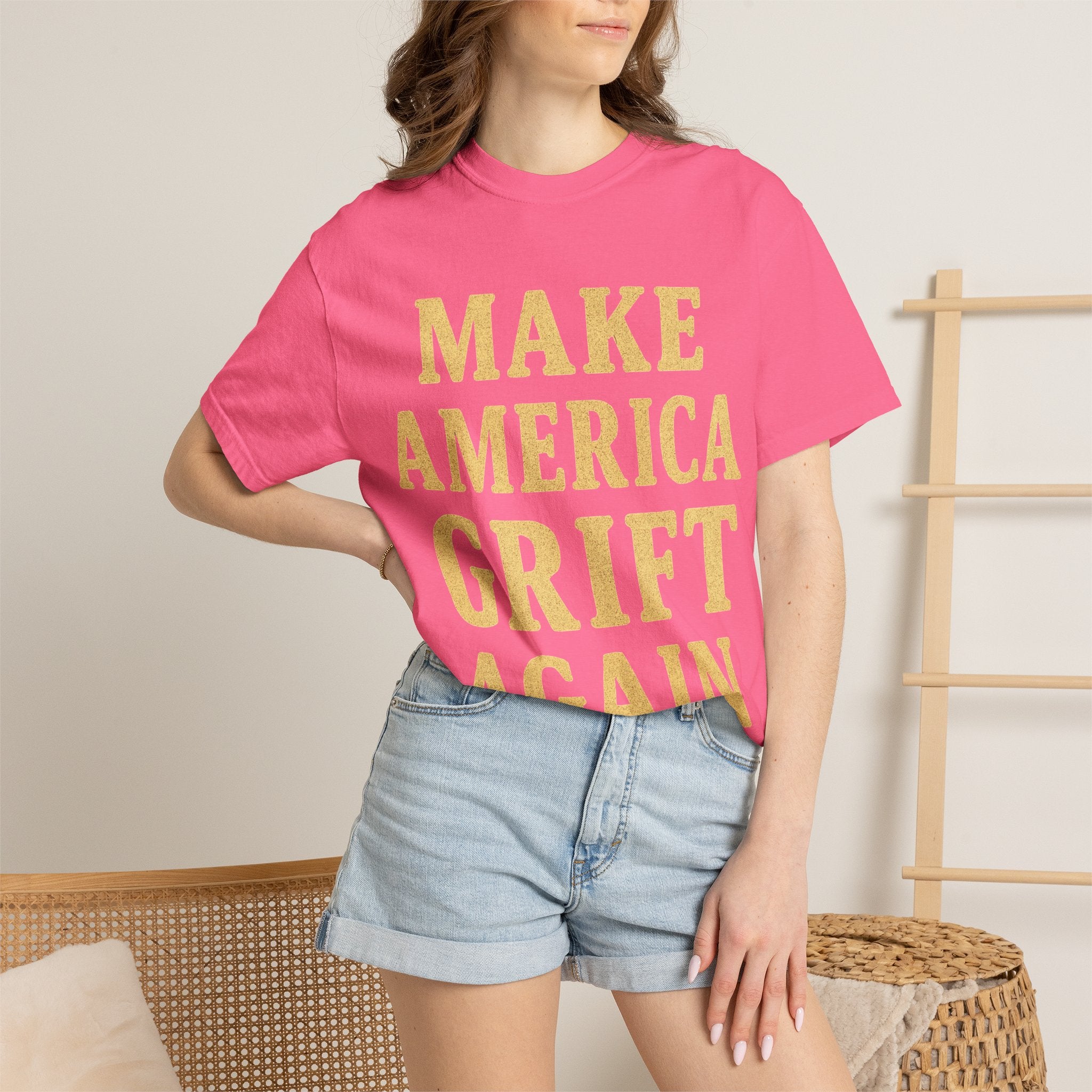 "Make America Grift Again" Unisex Garment-Dyed T-shirt