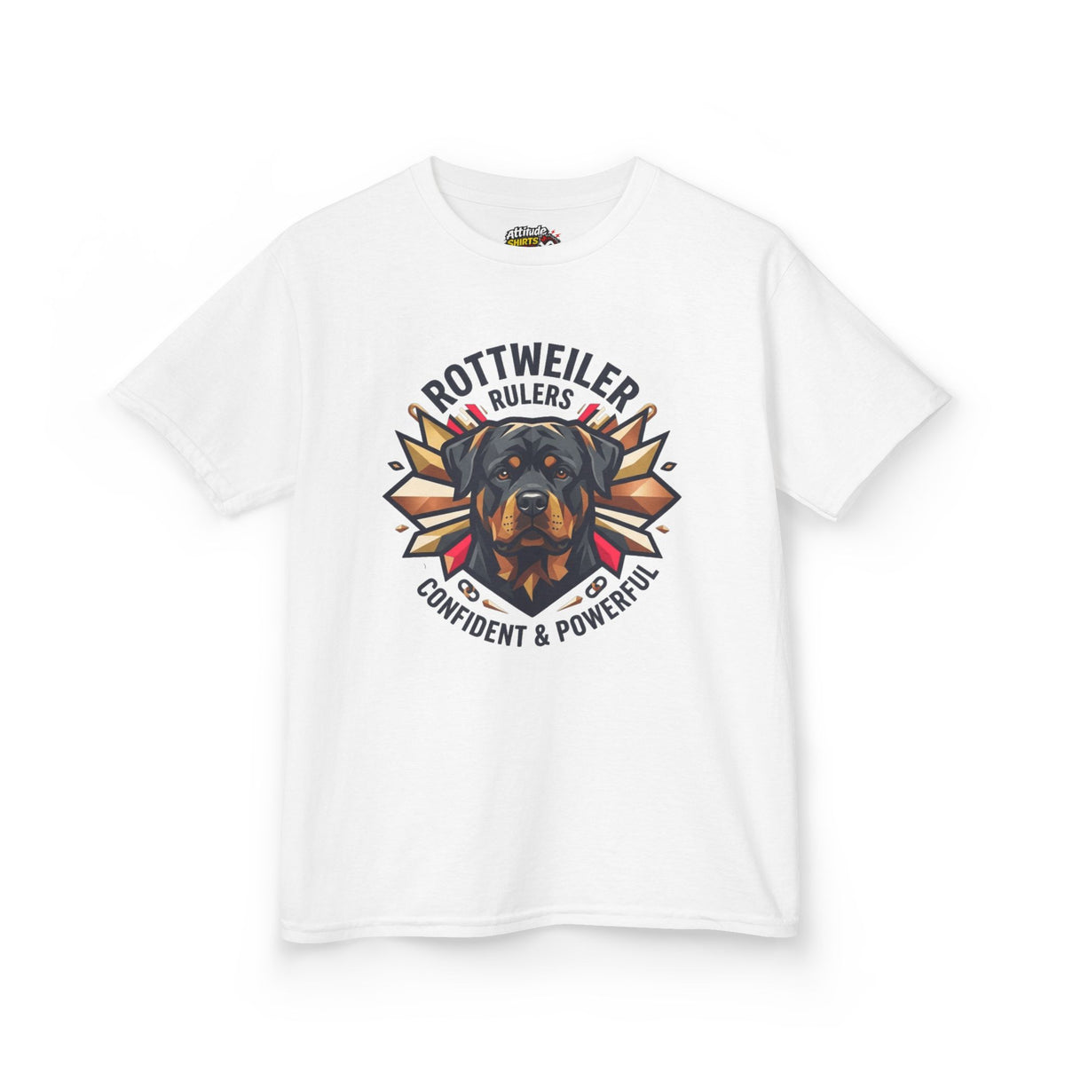 "Rottweiler Rulers Confident Powerful" Kids Tee