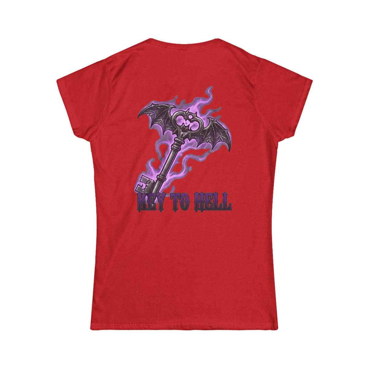 Color: Red | Skeleton Key Women's Tee