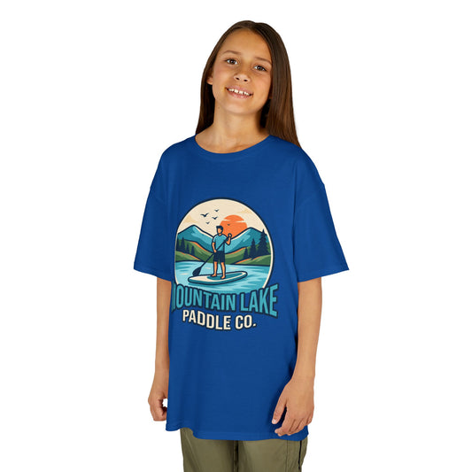 "Mountain Lake Paddle Board" Kids Tee